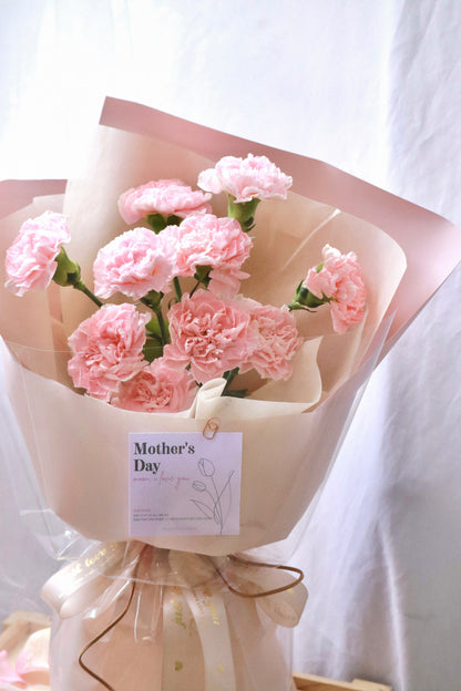 Sweet Pink Carnation Bouquet