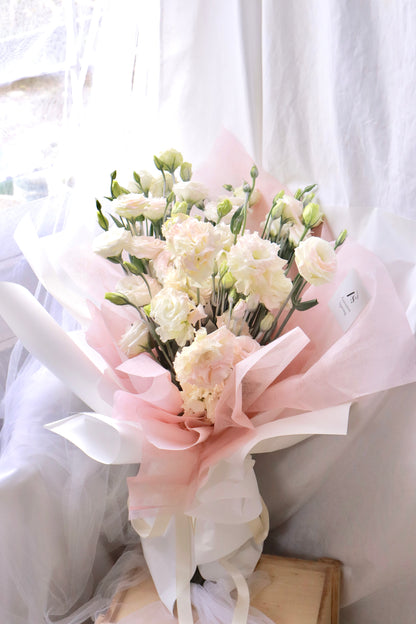 Chic Blush Eustoma Bouquet