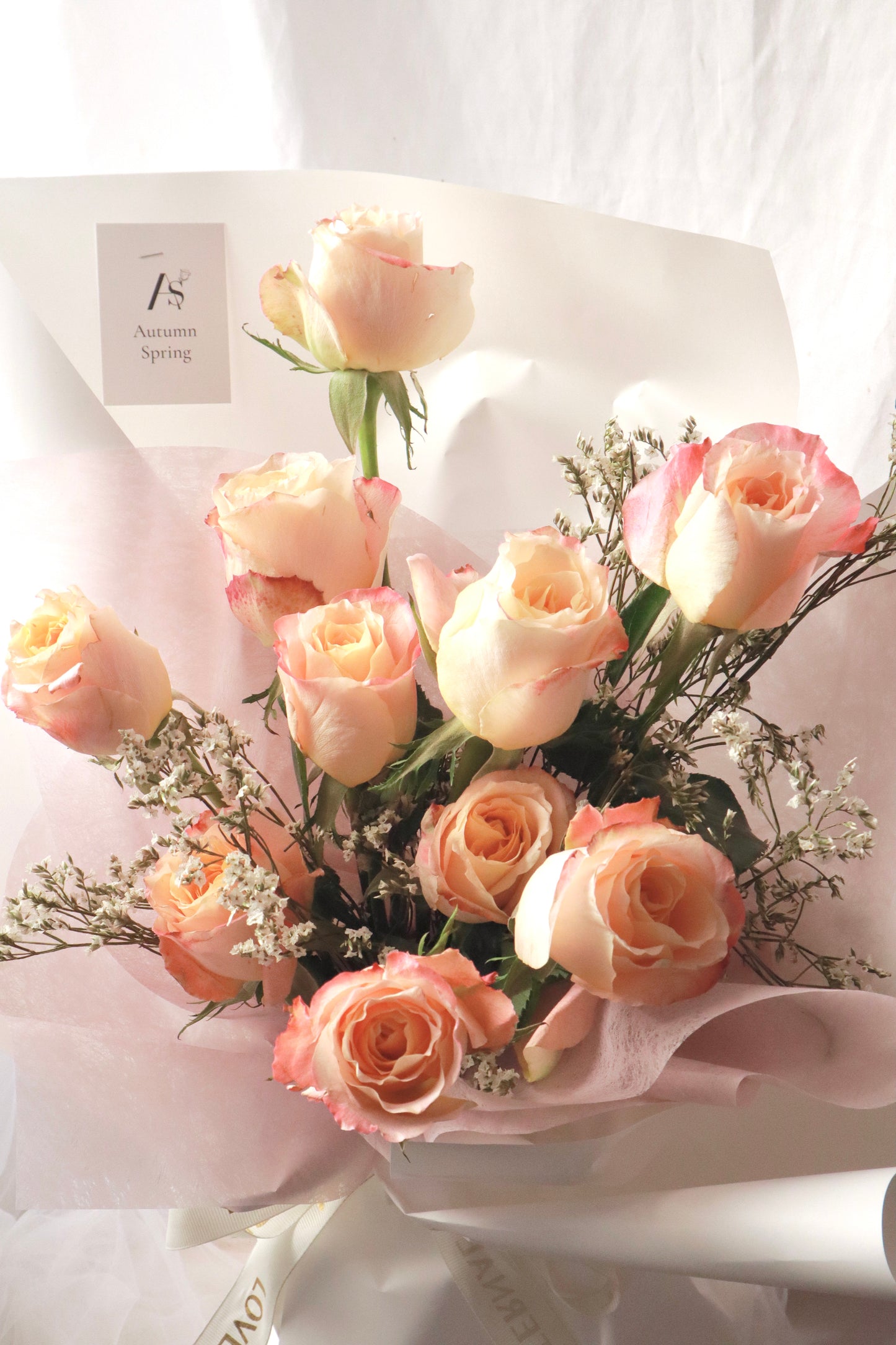 Apricot Rose Bouquet