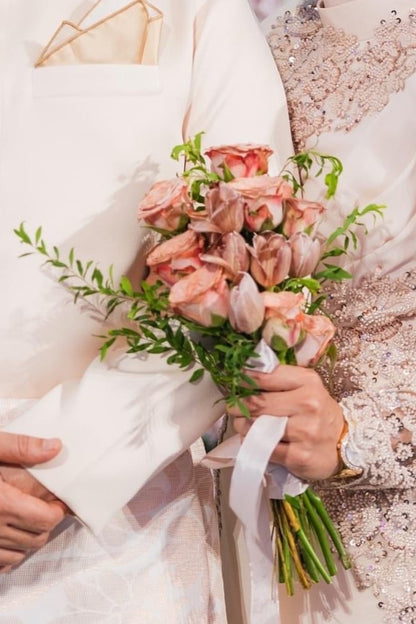 Macchiato Tulip Bridal Bouquet