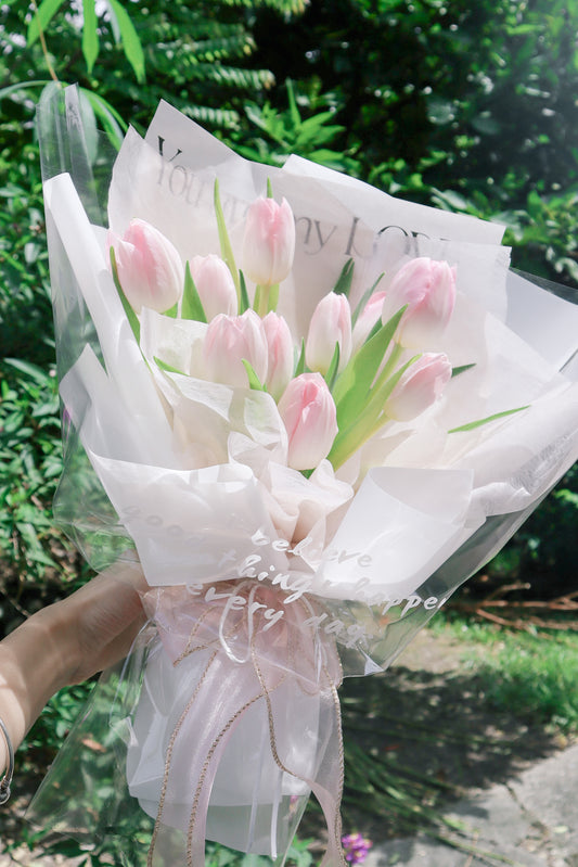 Paradise Pink Tulip Bouquet