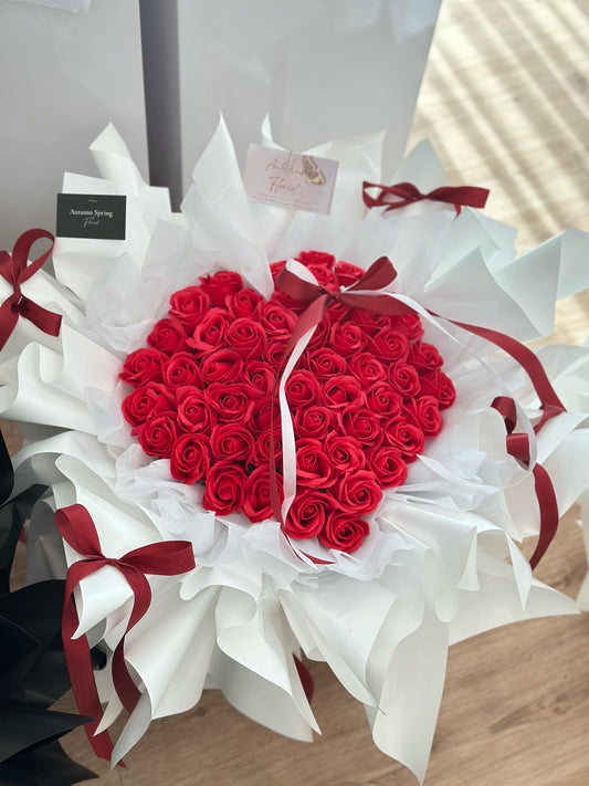 I Love You Forever 52 stalks soap roses