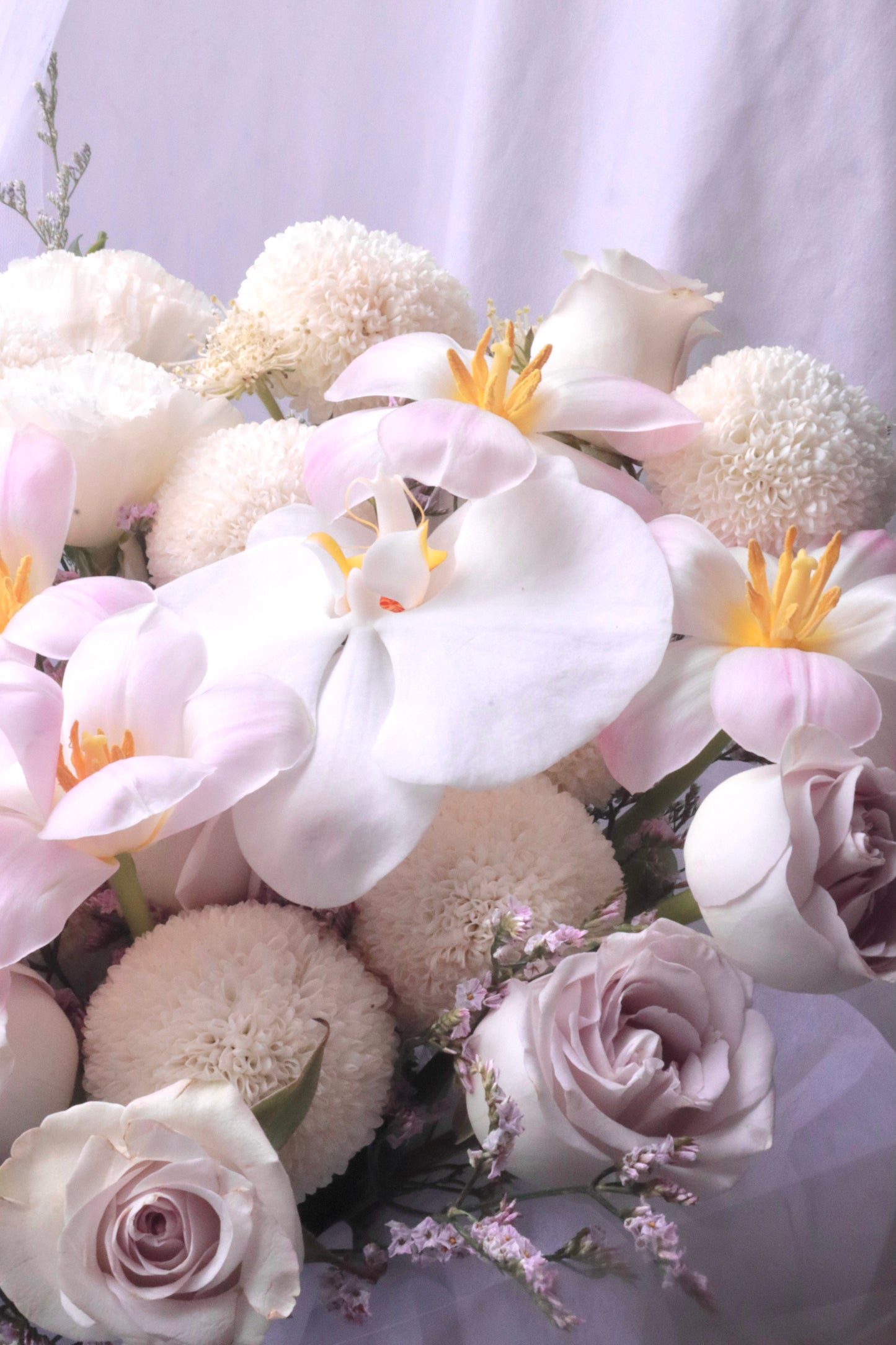 Tranquil Petal Mixed Flower Bouquet