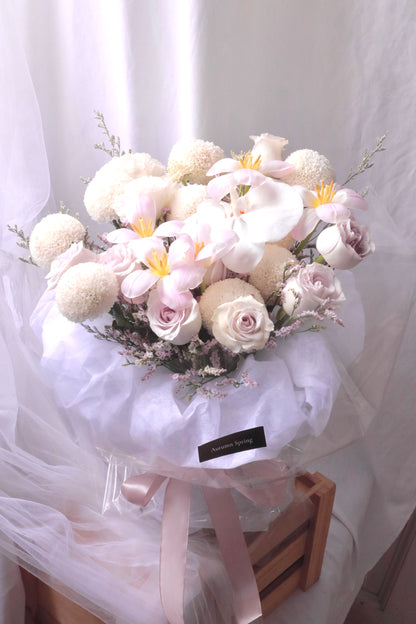 Tranquil Petal Mixed Flower Bouquet