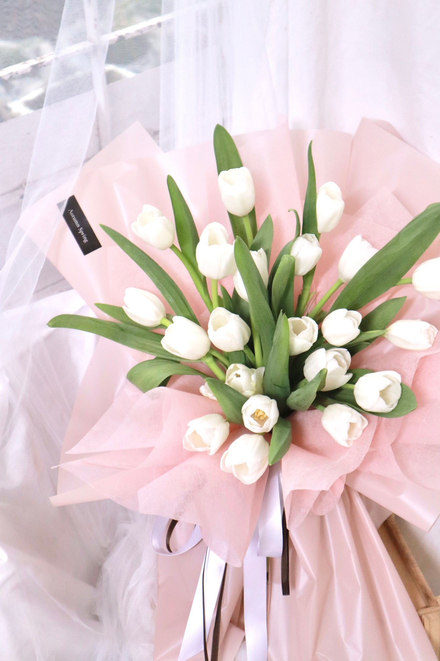 Millennium White Tulip Bouquet