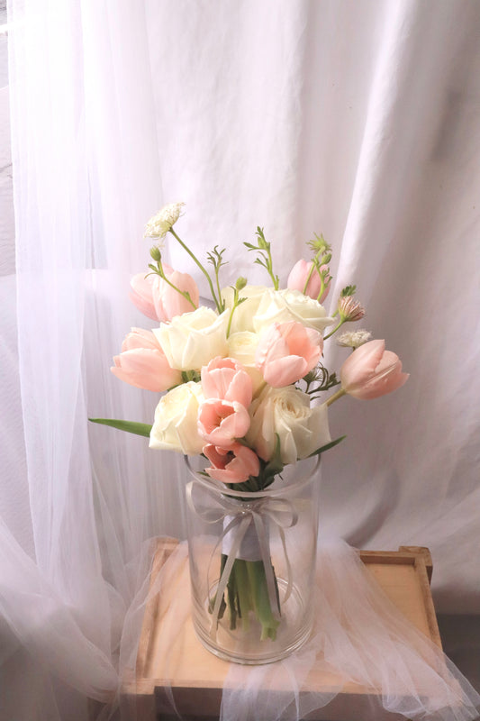 L'armoire Tulip and Rose Bridal Bouquet