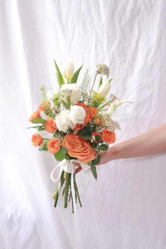 Pandora Orange Bridal Bouquet