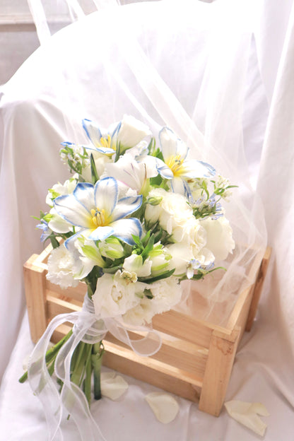 Aphrodite Blue Bridal Bouquet