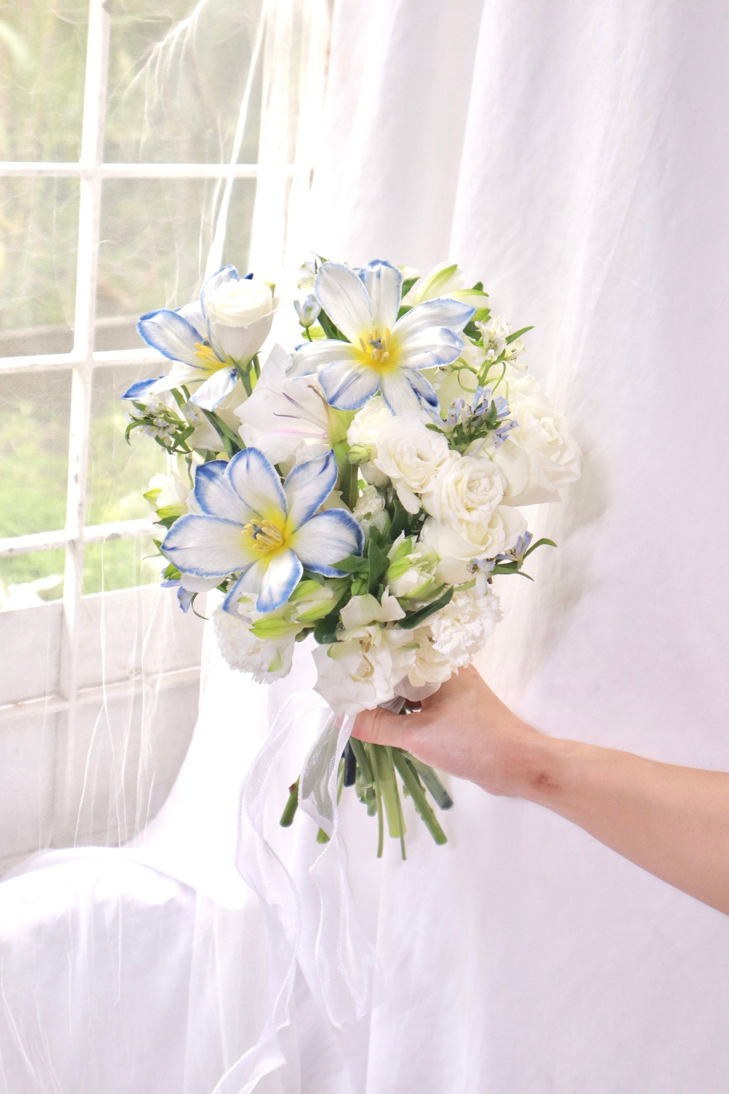 Aphrodite Blue Bridal Bouquet