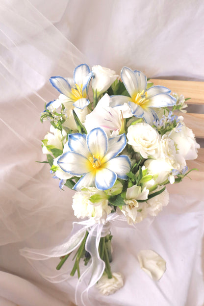 Aphrodite Blue Bridal Bouquet