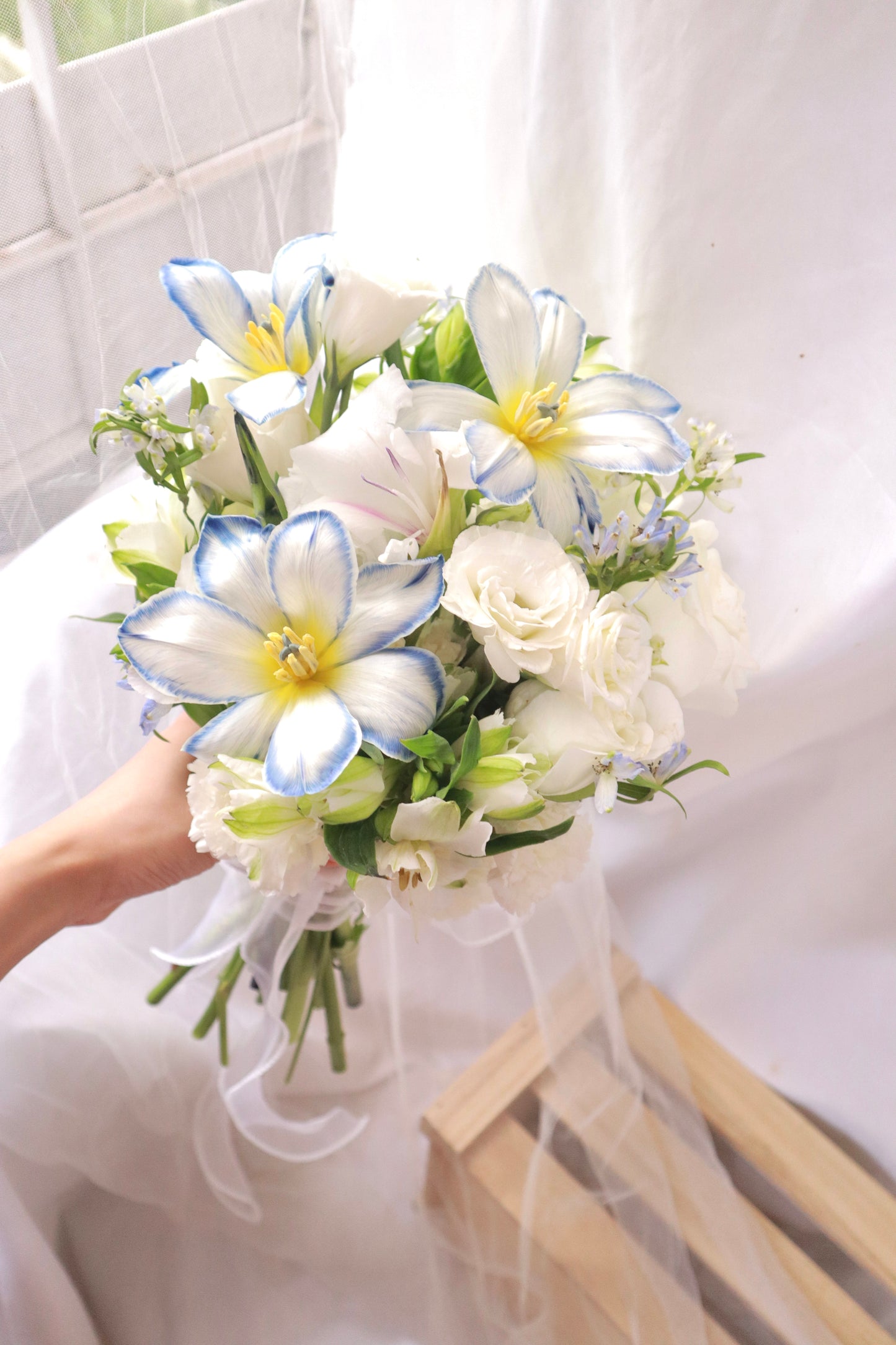 Aphrodite Blue Bridal Bouquet