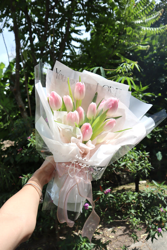 Paradise Pink Tulip Bouquet