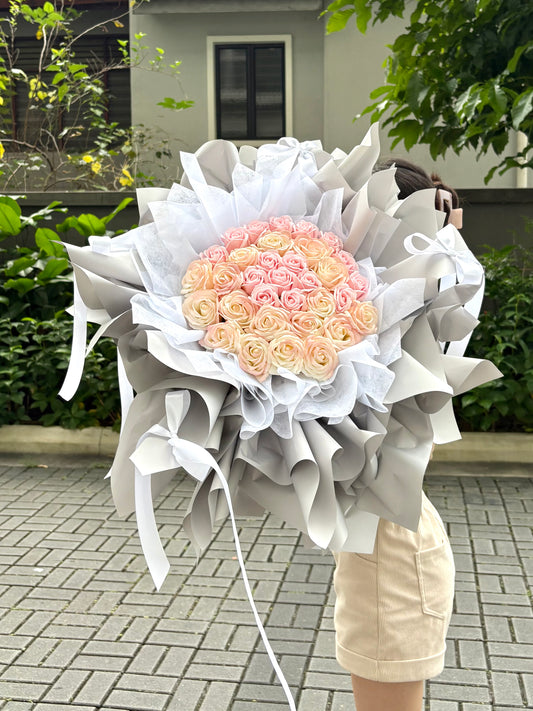 Surprise Me 33 stalks soap flower Pink theme