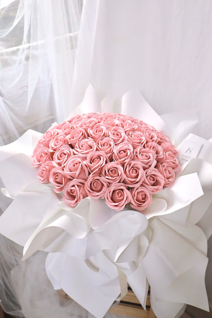 Siena Pink Soap Rose Bouquet