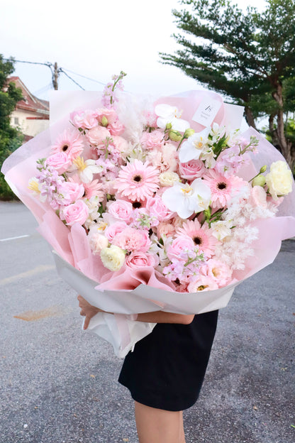 Million Pink Petal XL Mixed Flower Giant Bouquet