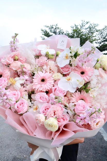 Million Pink Petal XL Mixed Flower Giant Bouquet