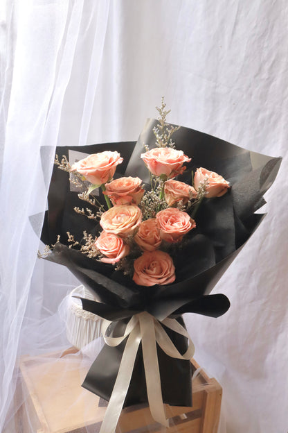 Concerto Cappuccino Rose Bouquet