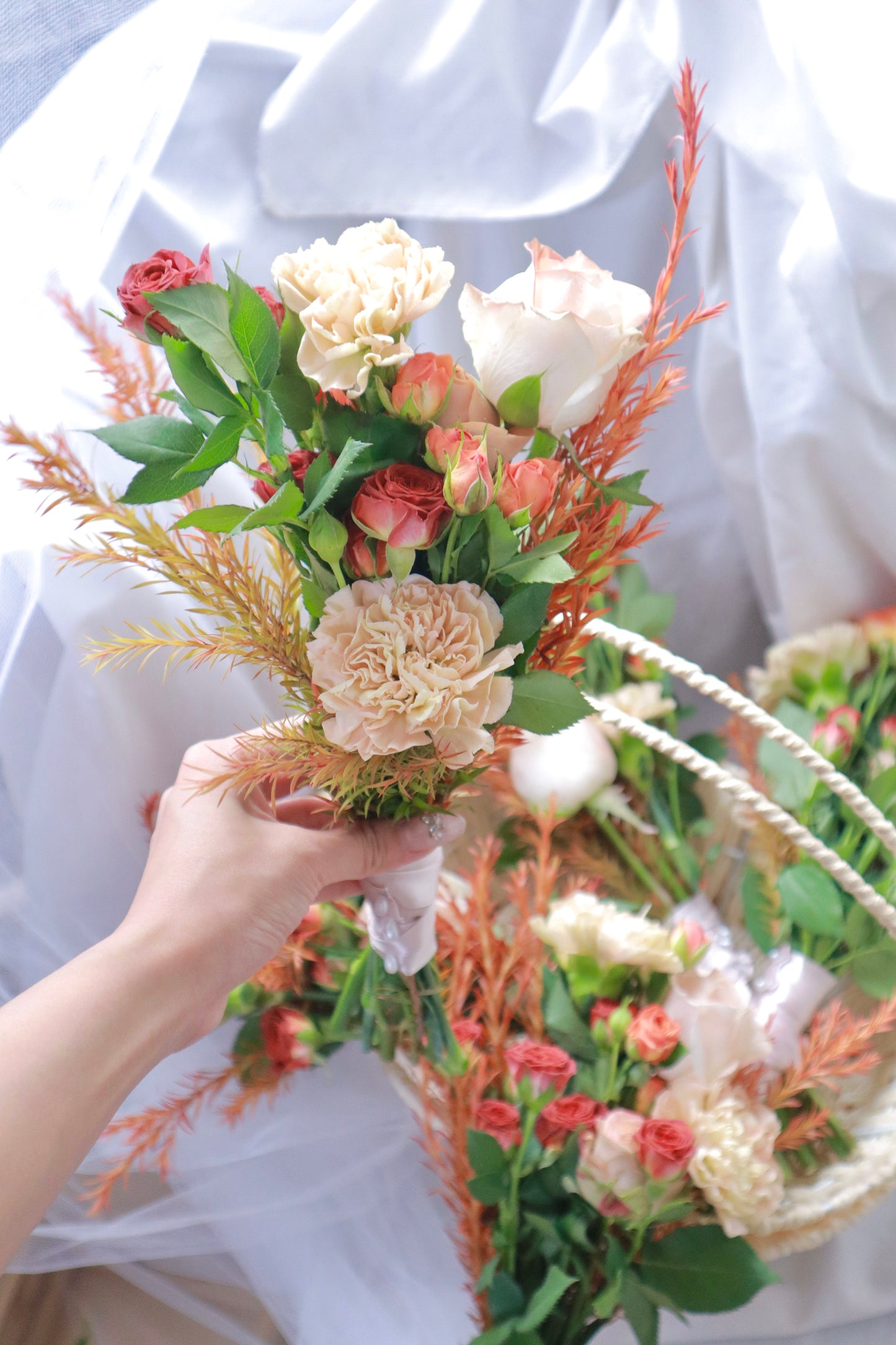 Lovei in Autumns Bridesmaid Bouquet