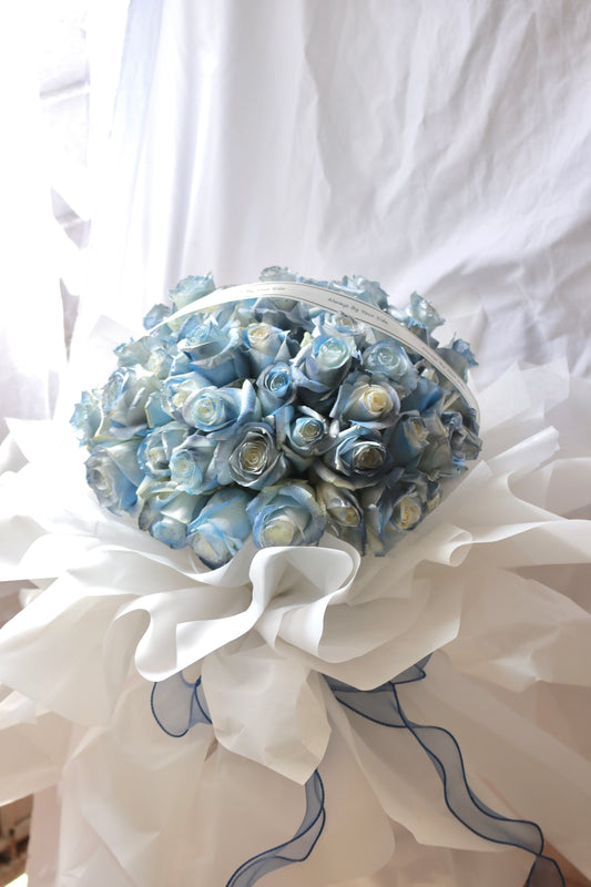 Elsa Blue Rose Bouquet