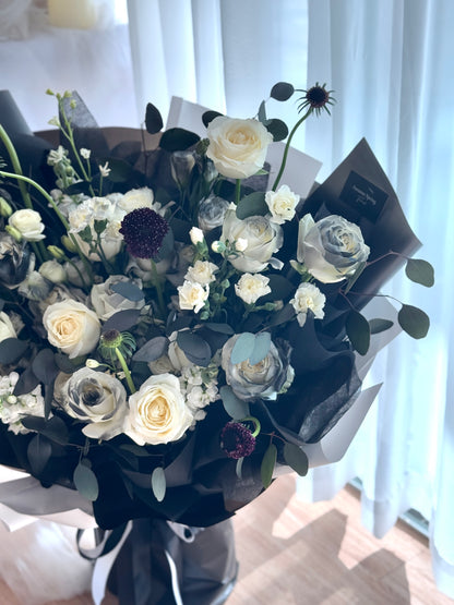 Starlight Black Theme XL Flower Bouquet