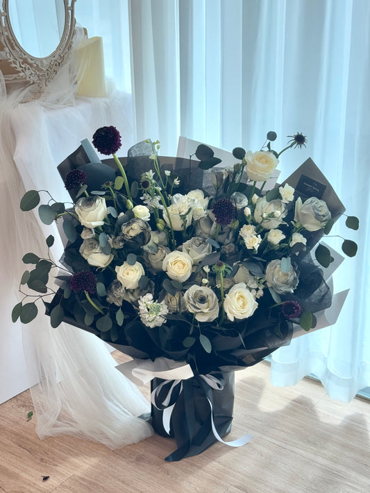 Starlight Black Theme XL Flower Bouquet