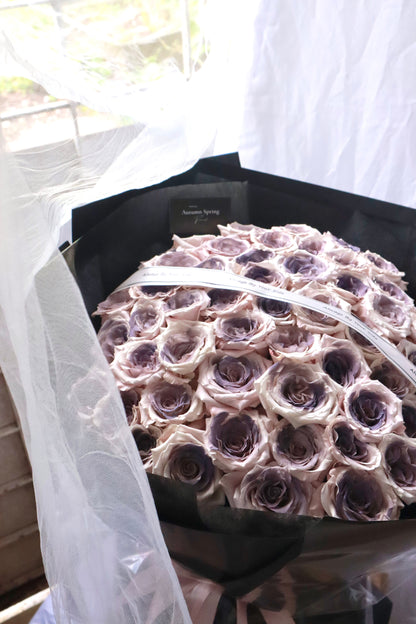 52 stalks Luxurious Plum Manta Rose Bouquet