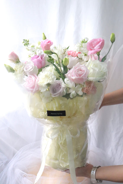 Warmth of Love Mixed Flower Bouquet
