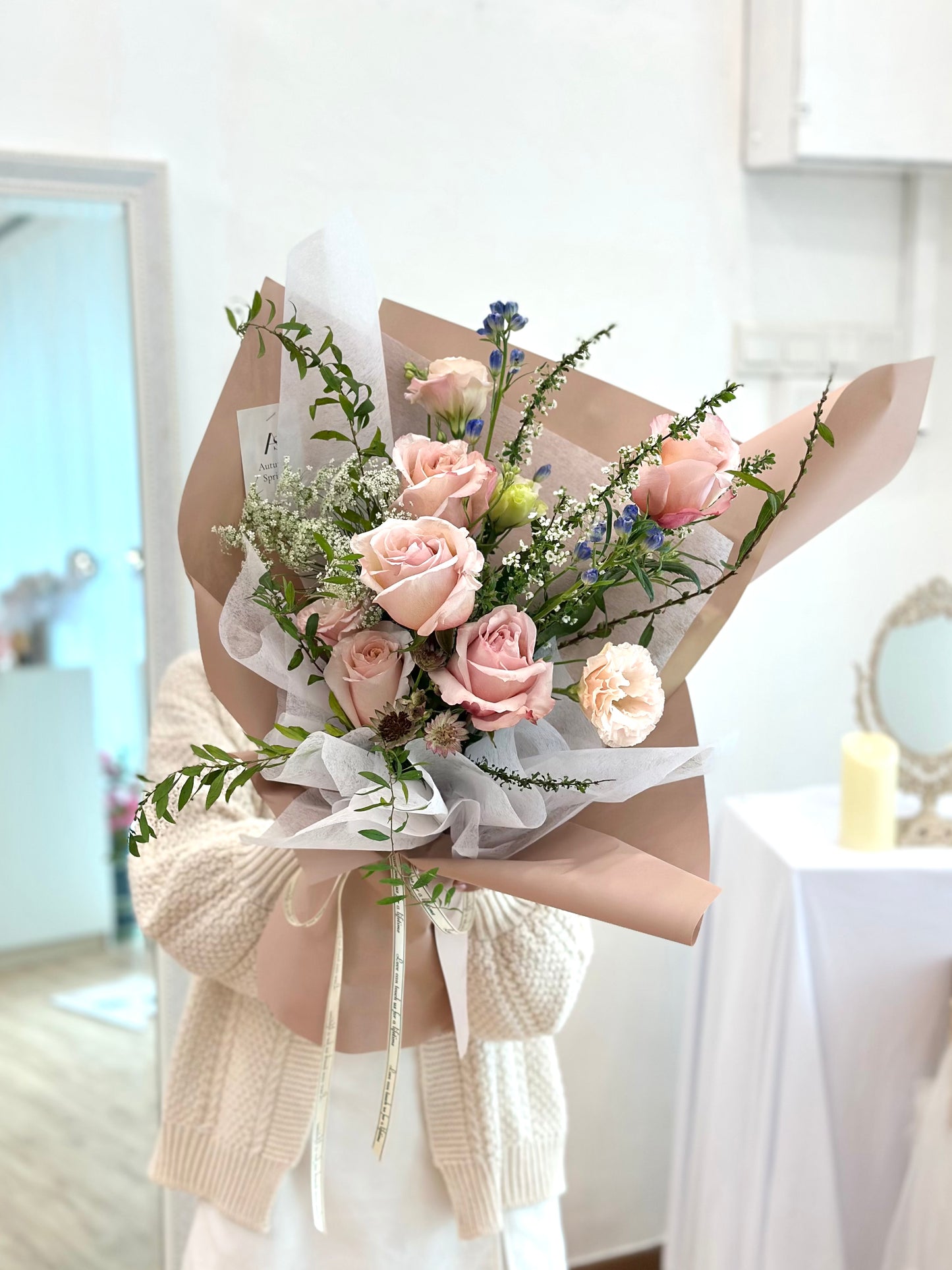 Whispers in Bloom Mixed Flower Bouquet