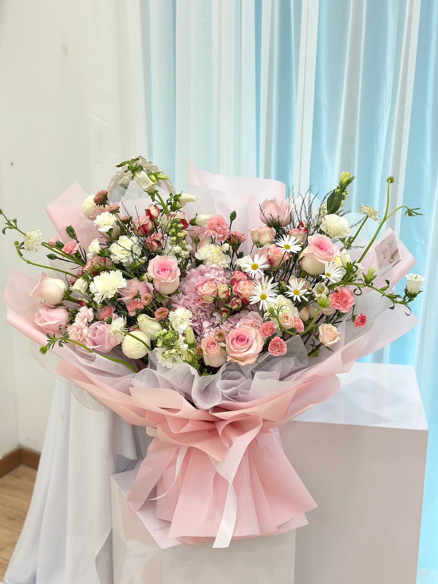 Celestial Harmony XL Pink Theme Mixed Flower bouquet