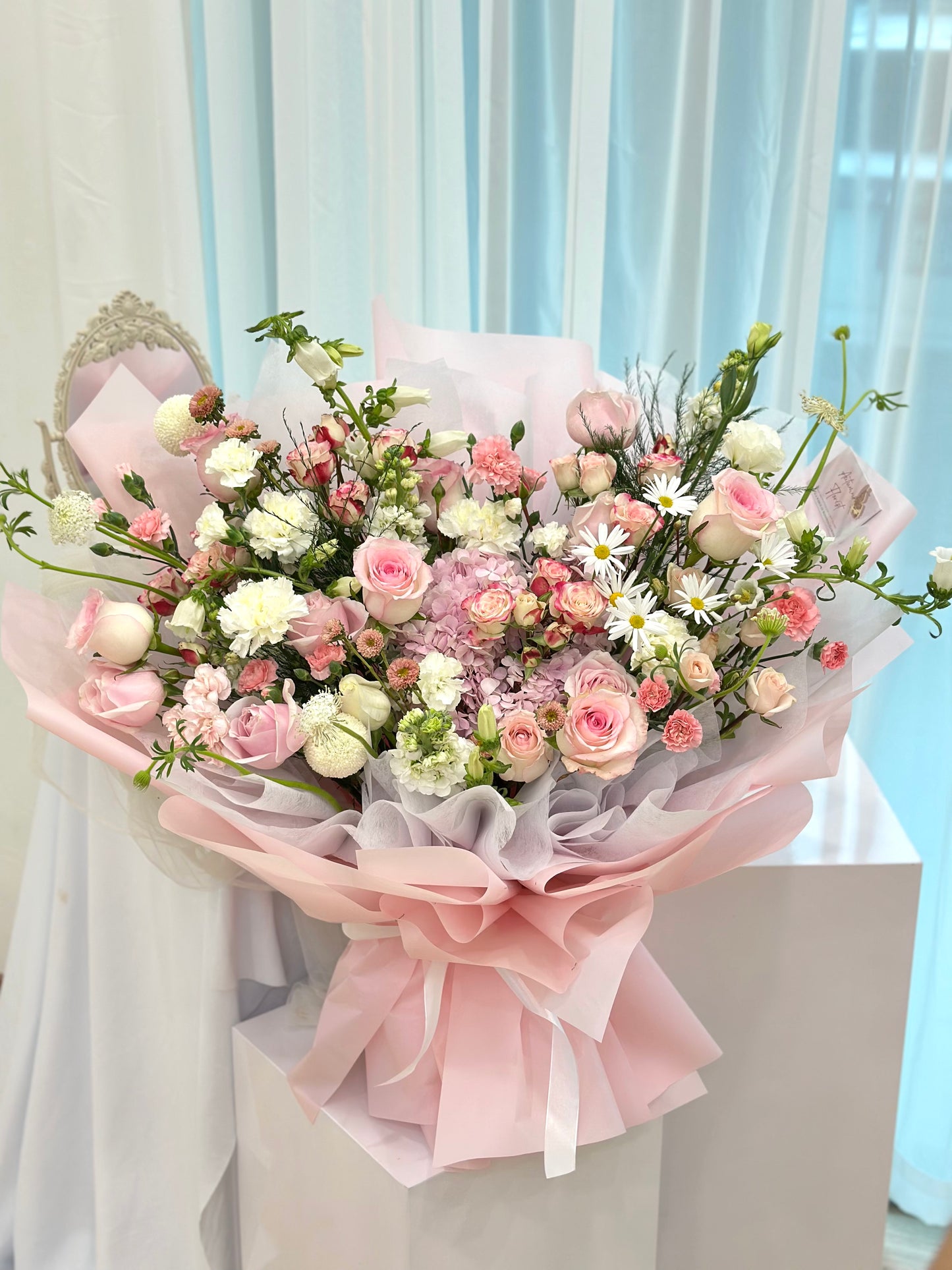 Celestial Harmony XL Pink Theme Mixed Flower bouquet