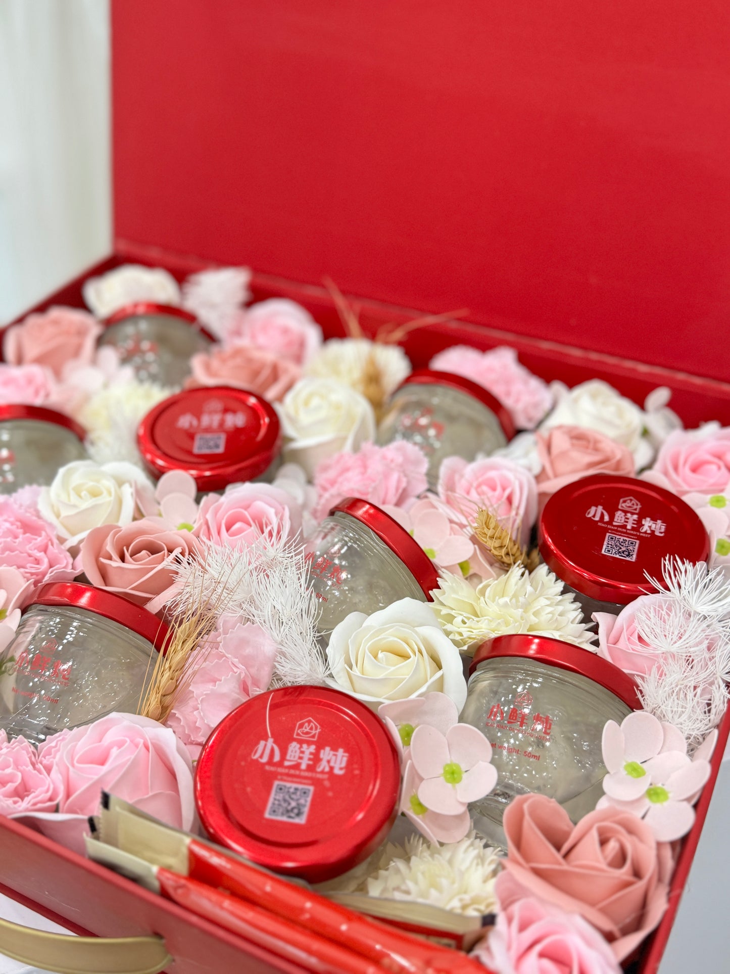 Birdnest Soap Flower Gift Box