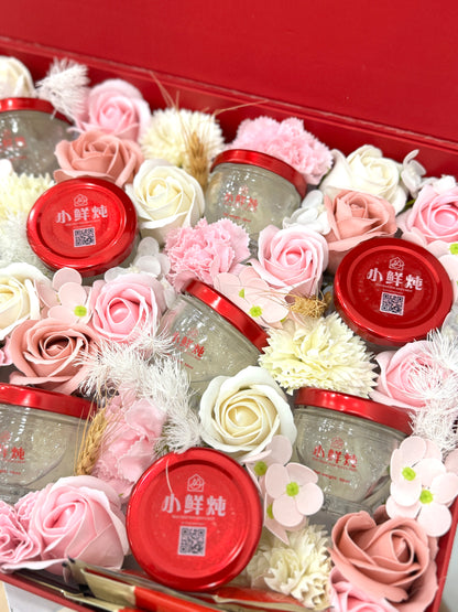 Birdnest Soap Flower Gift Box