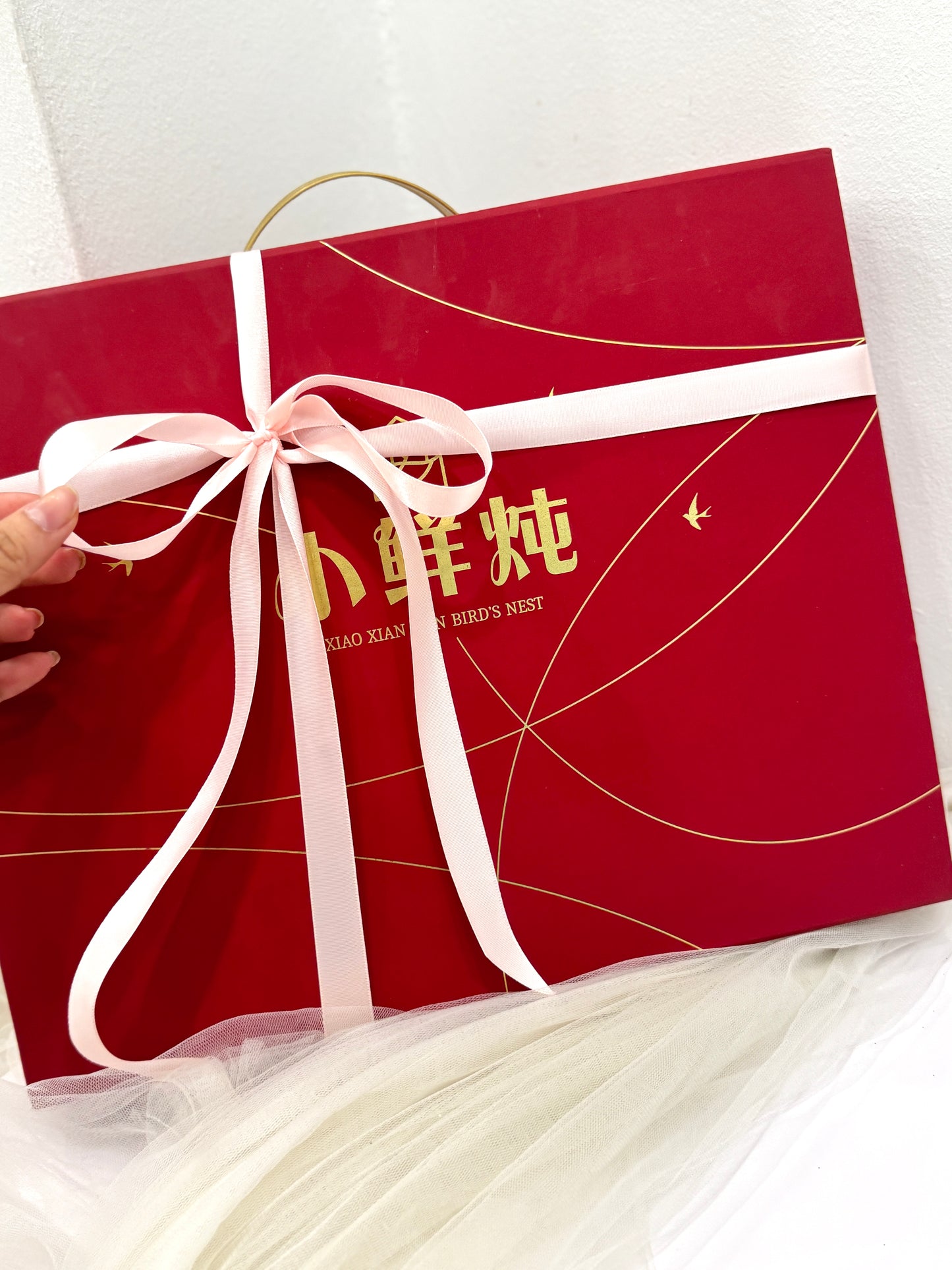 Birdnest Soap Flower Gift Box