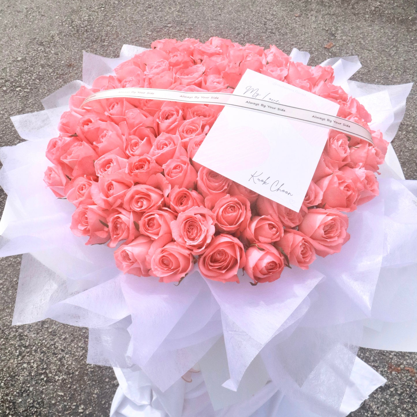 Glorious 99 Pink Rose Bouquet